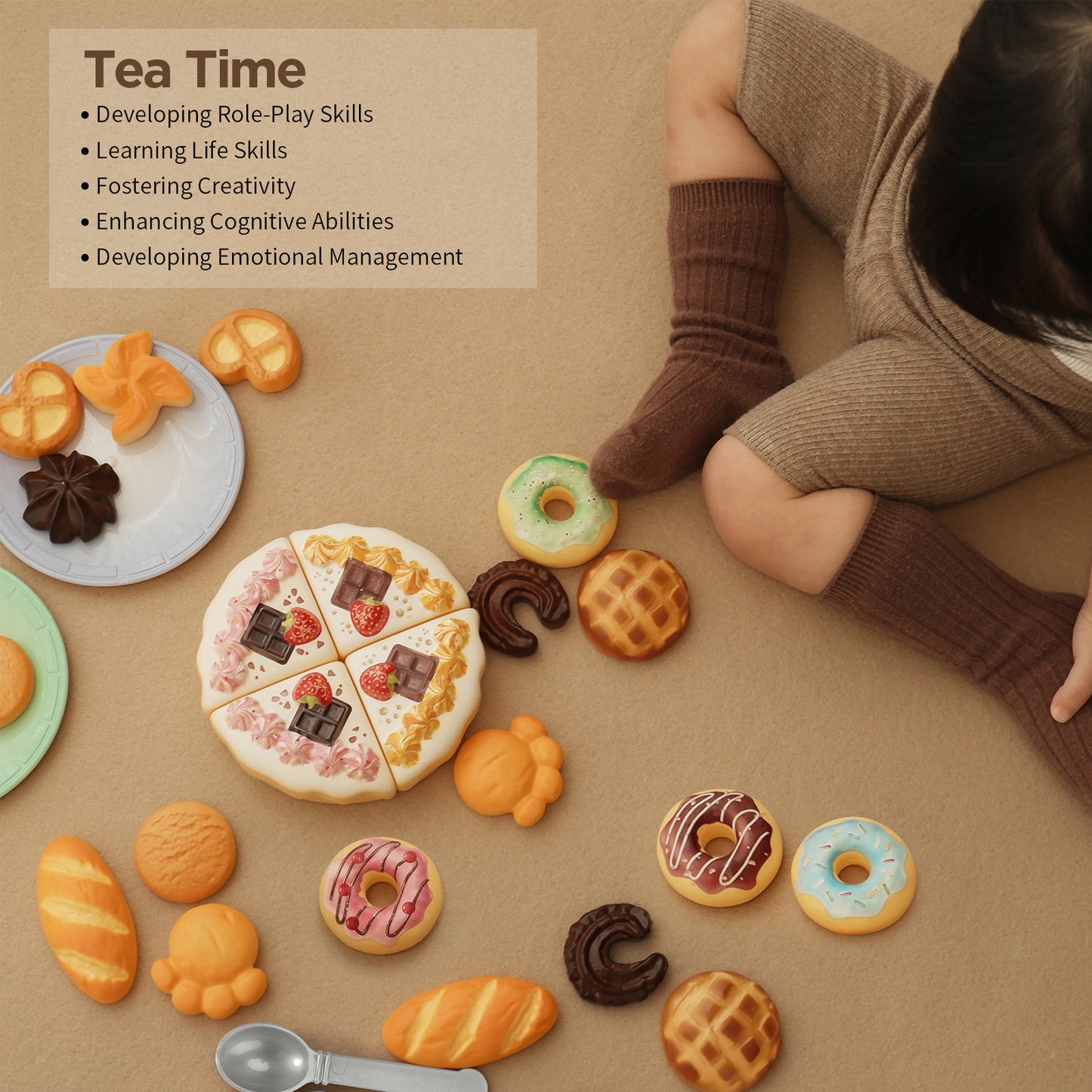 GILOBABY Toy Food for Toddlers