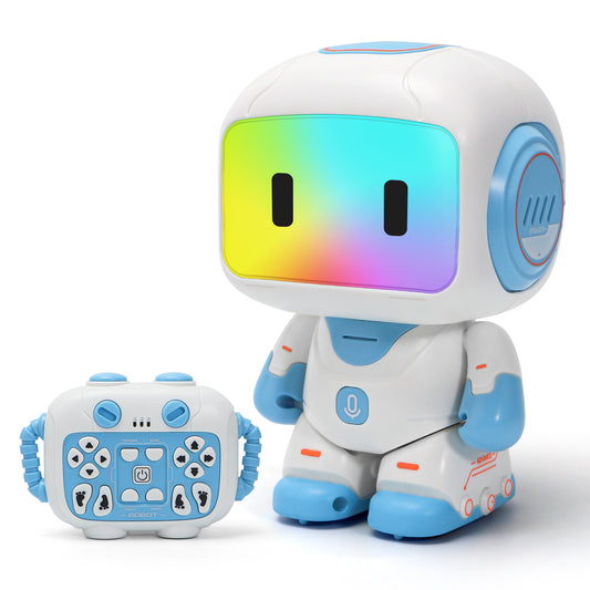 GILOBABY Programmable RC Robot Toy for Boys & Girls--Blue