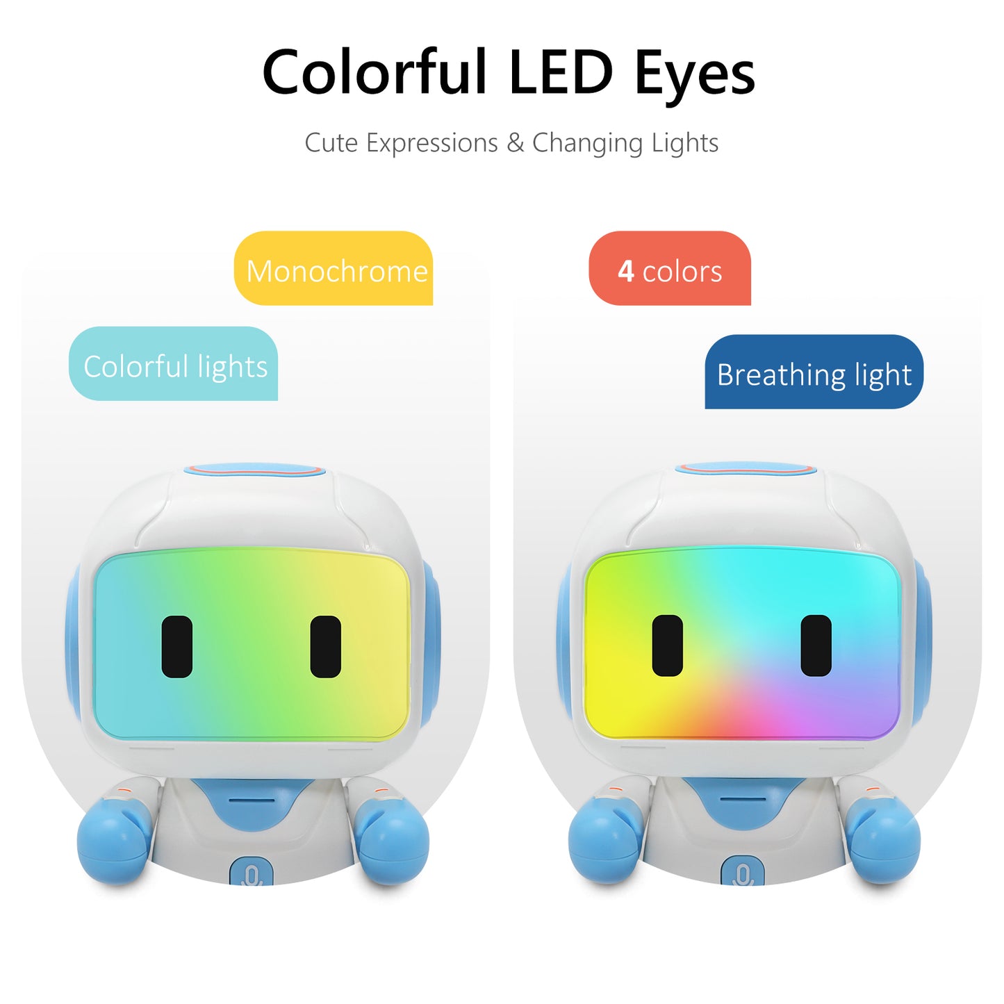 GILOBABY Programmable RC Robot Toy for Boys & Girls--Blue