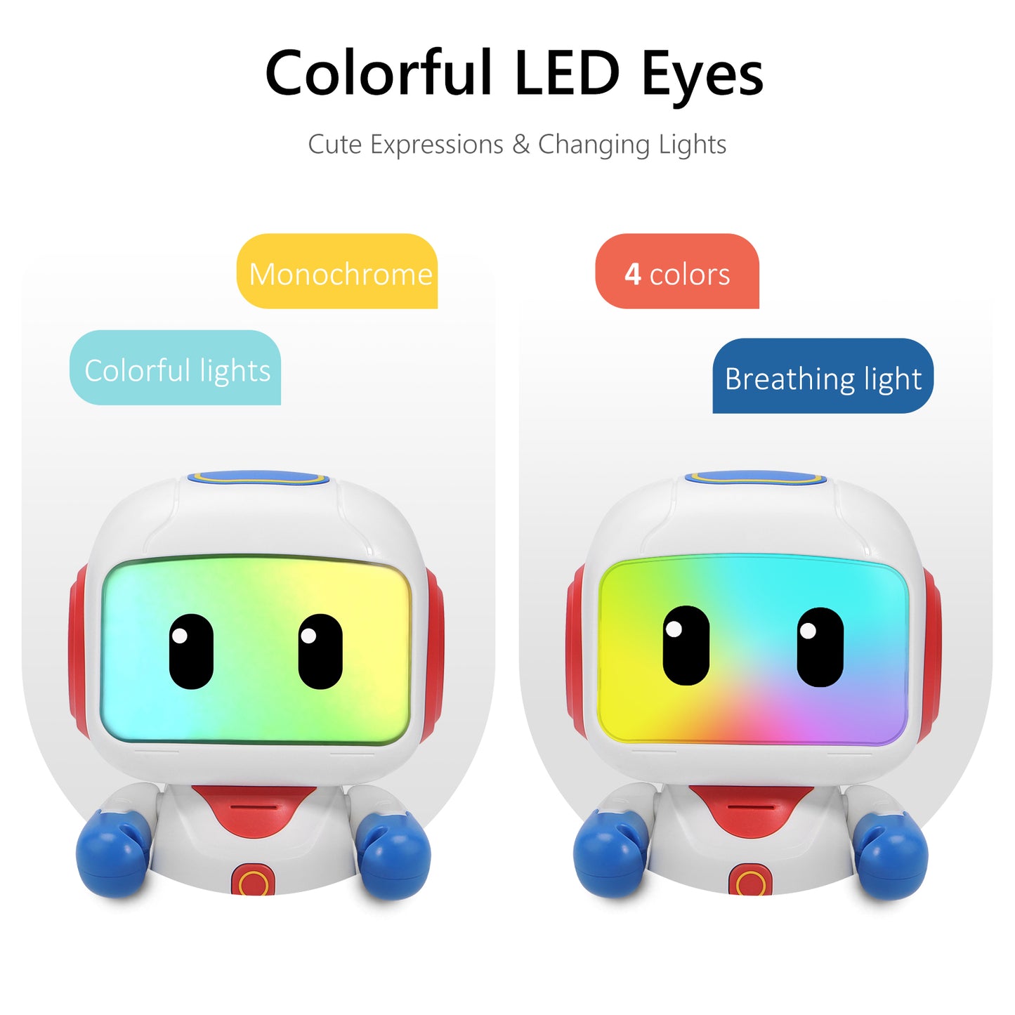 GILOBABY Programmable RC Robot Toy for Boys & Girls--Blue-r