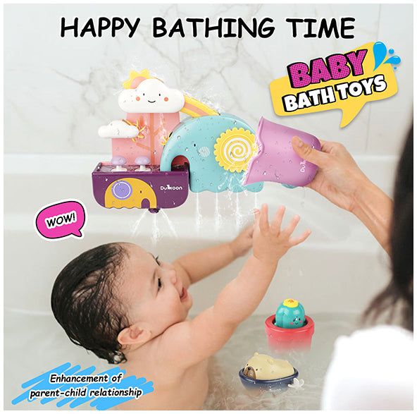 Baby Bathtub Wall Toy Interactive Fun Bath Toys for Toddler - GILOBABY