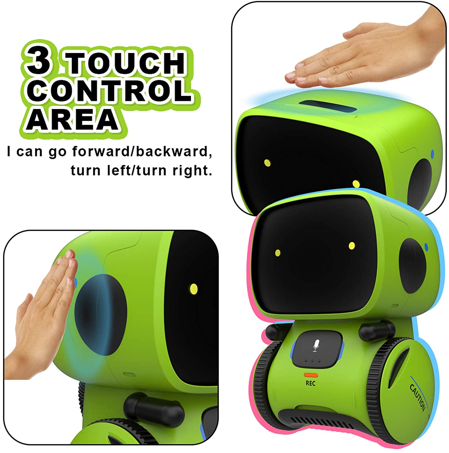 Kids Robot Toy Interactive Voice Controlled Smart Robotics - GILOBABY